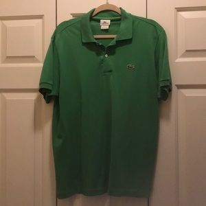 Lacoste Green Polo (Size 5)
